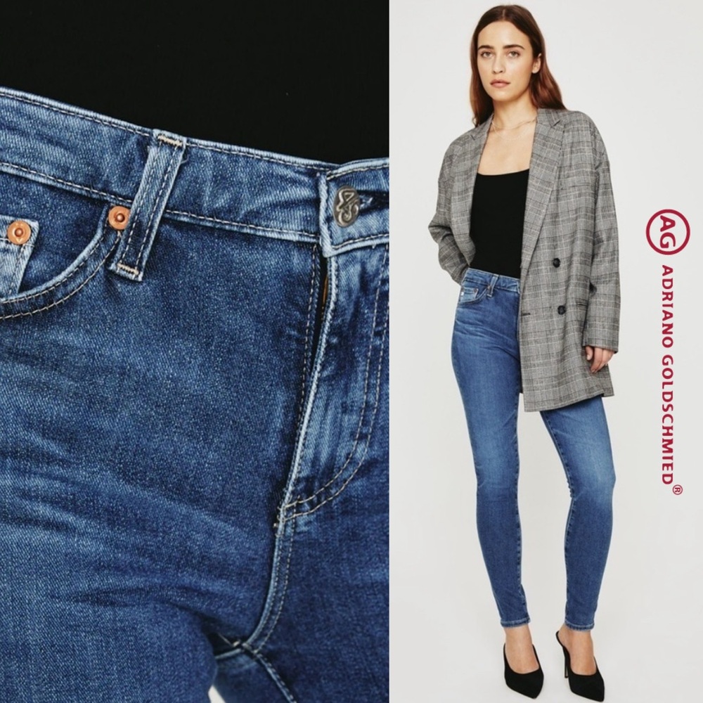 AG Mid-Rise The Legging Ankle Jeans - 28”